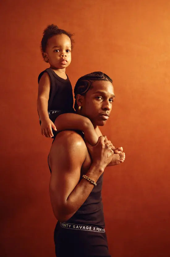 A$AP Rocky à la tête de la campagne Savage X Fenty Classics avec son fils RZA
