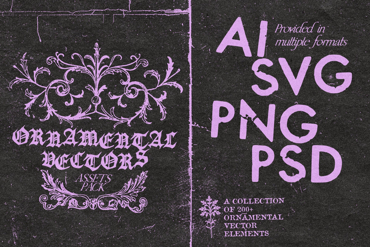 Preview 3 of 10 of Ornamental Vectors, Vectors resource by MiksKS