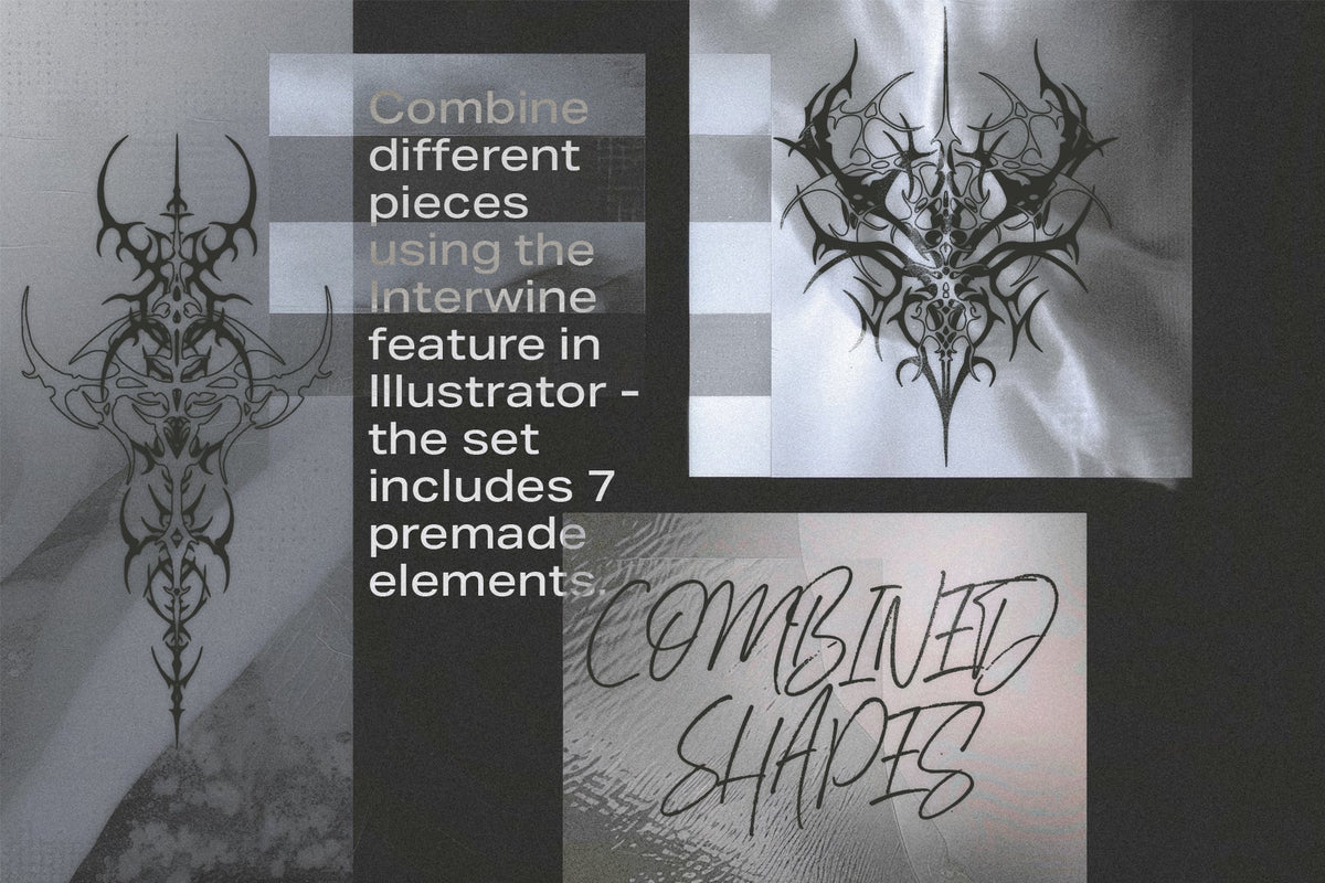 Aperçu 4 sur 10 de Neotribal Shapes Vol. II, ressource Vectors par MiksKS