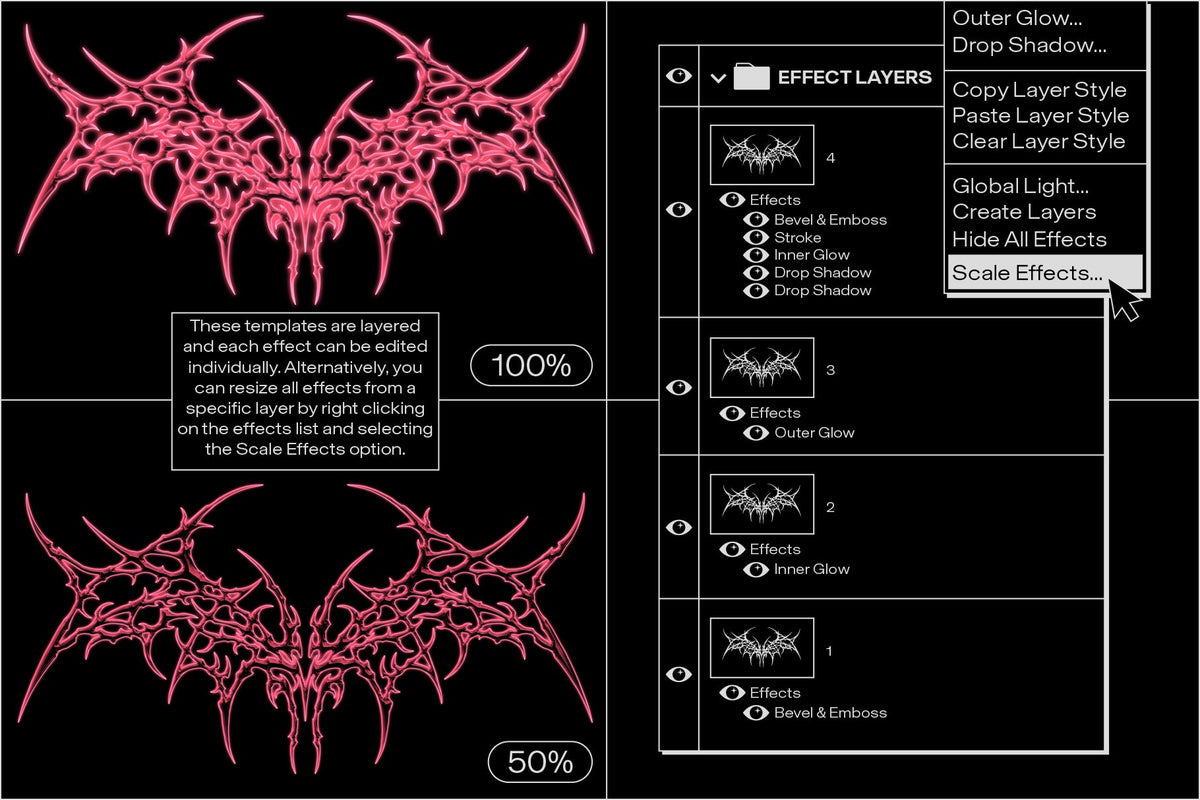 Preview 5 of 9 of Styles Pack Vol. I, Templates resource by MiksKS