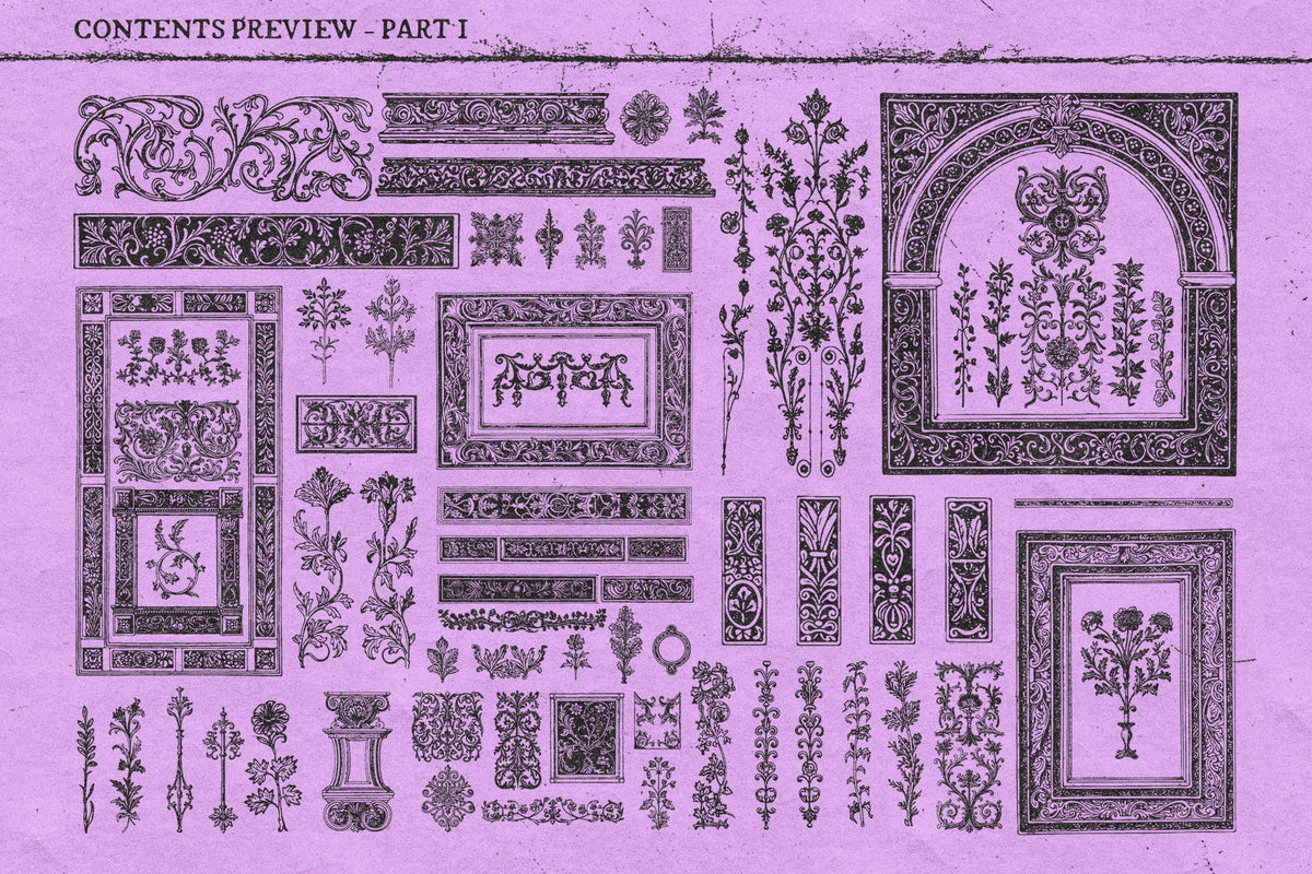 Preview 7 of 10 of Ornamental Vectors, Vectors resource by MiksKS