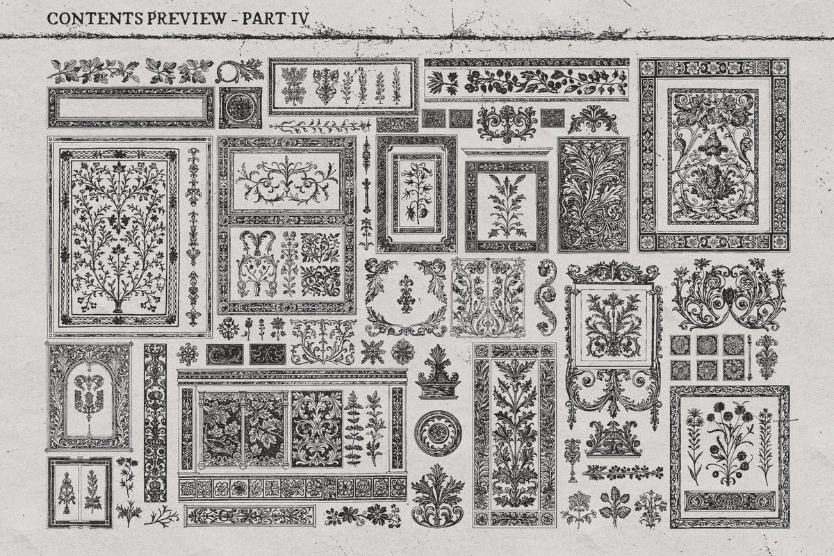 Preview 10 of 10 of Ornamental Vectors, Vectors resource by MiksKS