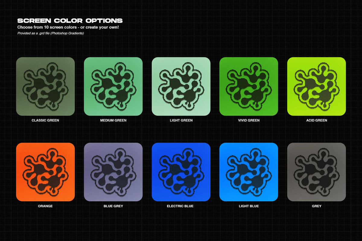 Preview 12 of 12 of Retro Phone Screen Effect, Mockups resource by MiksKS