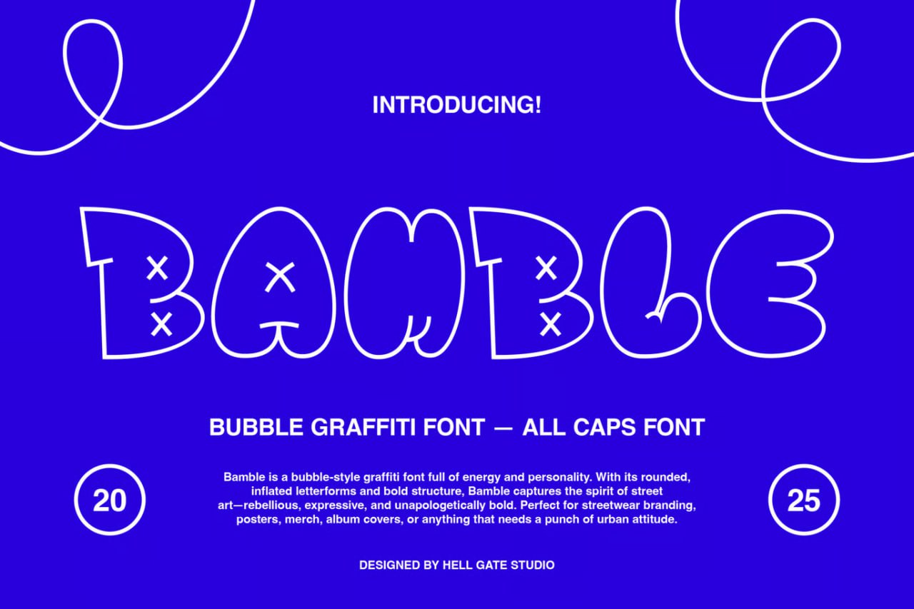 Bamble Graffiti Font