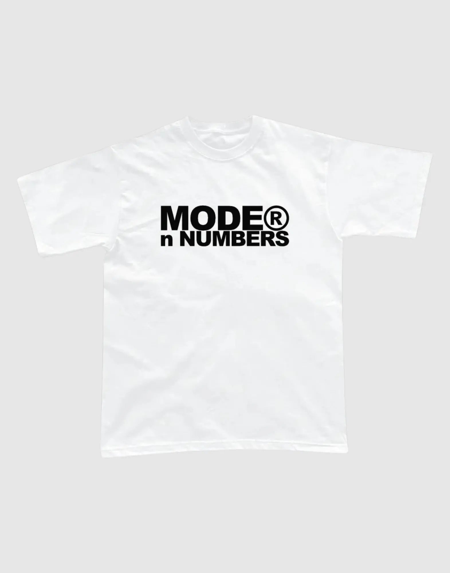 WHT +MODE® N NUMBERS TEE 112 MODE