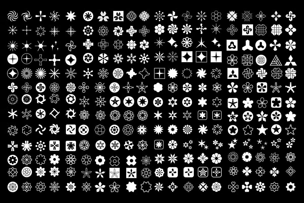 +1000 Stars Icon Vector Design