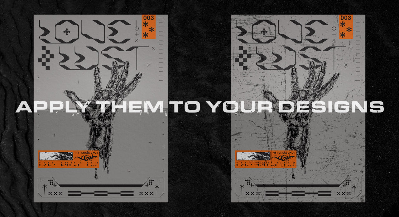 DIRTY GRUNGE TEXTURE PACK