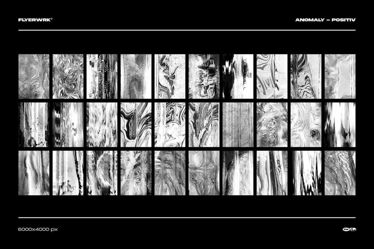 Aperçu 4 sur 7 de +30 Textures Glitch (Anomaly), ressource Mockups par HYTRAPE