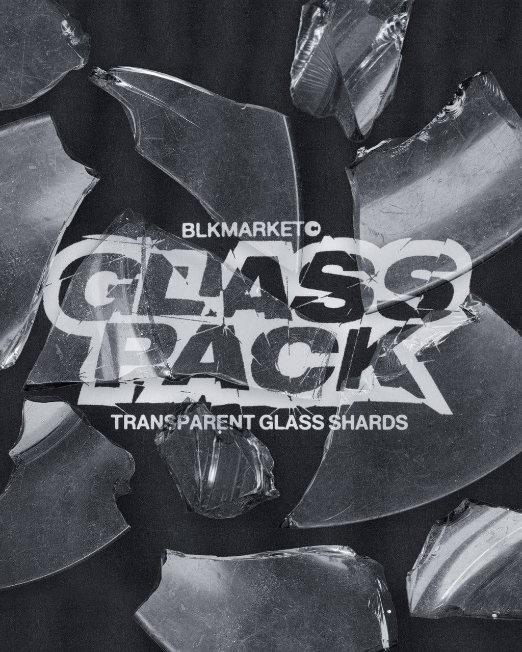 Aperçu principal de Glass Pack - Transparent Glass Shards, ressource Mockups par HYTRAPE