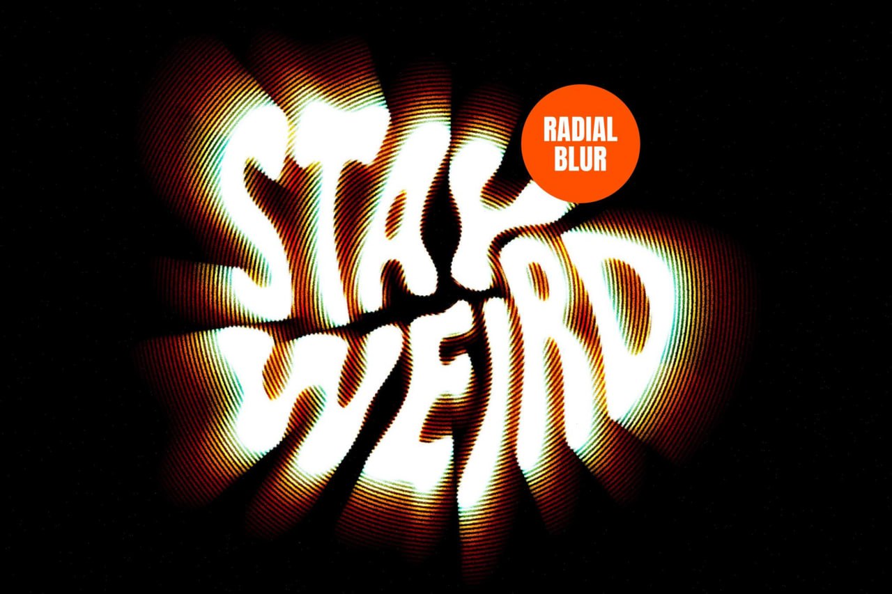 Radial Blur Text & Logo Effect