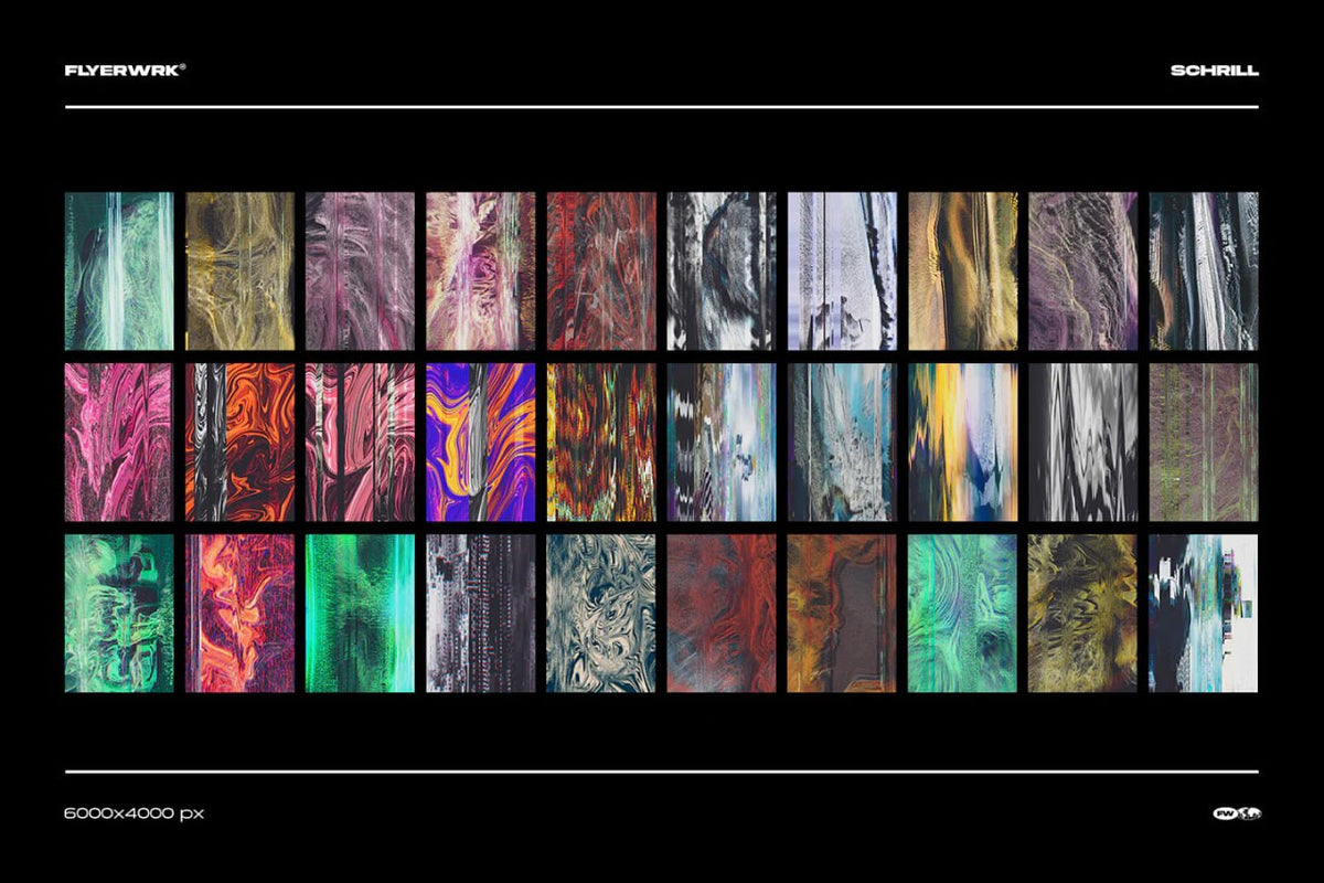Aperçu 6 sur 7 de +30 Textures Glitch (Anomaly), ressource Mockups par HYTRAPE