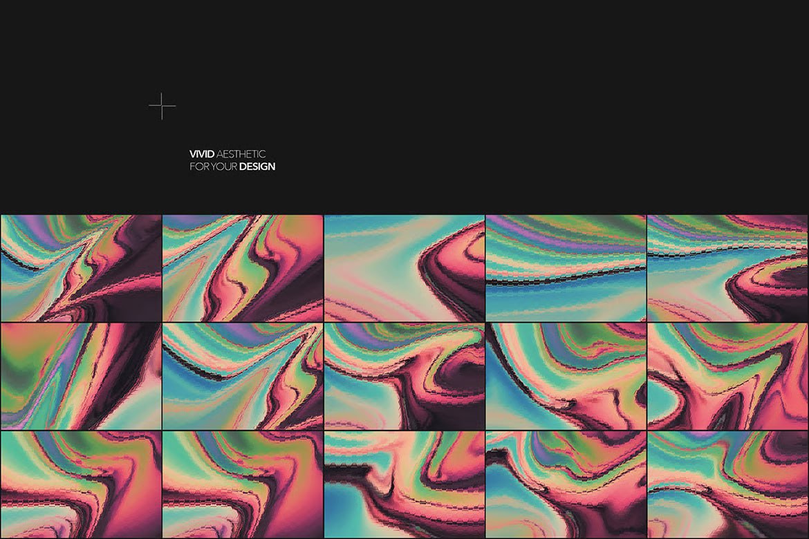 Aperçu 2 sur 7 de 45 Acid Gradient Textures, ressource Mockups par HYTRAPE