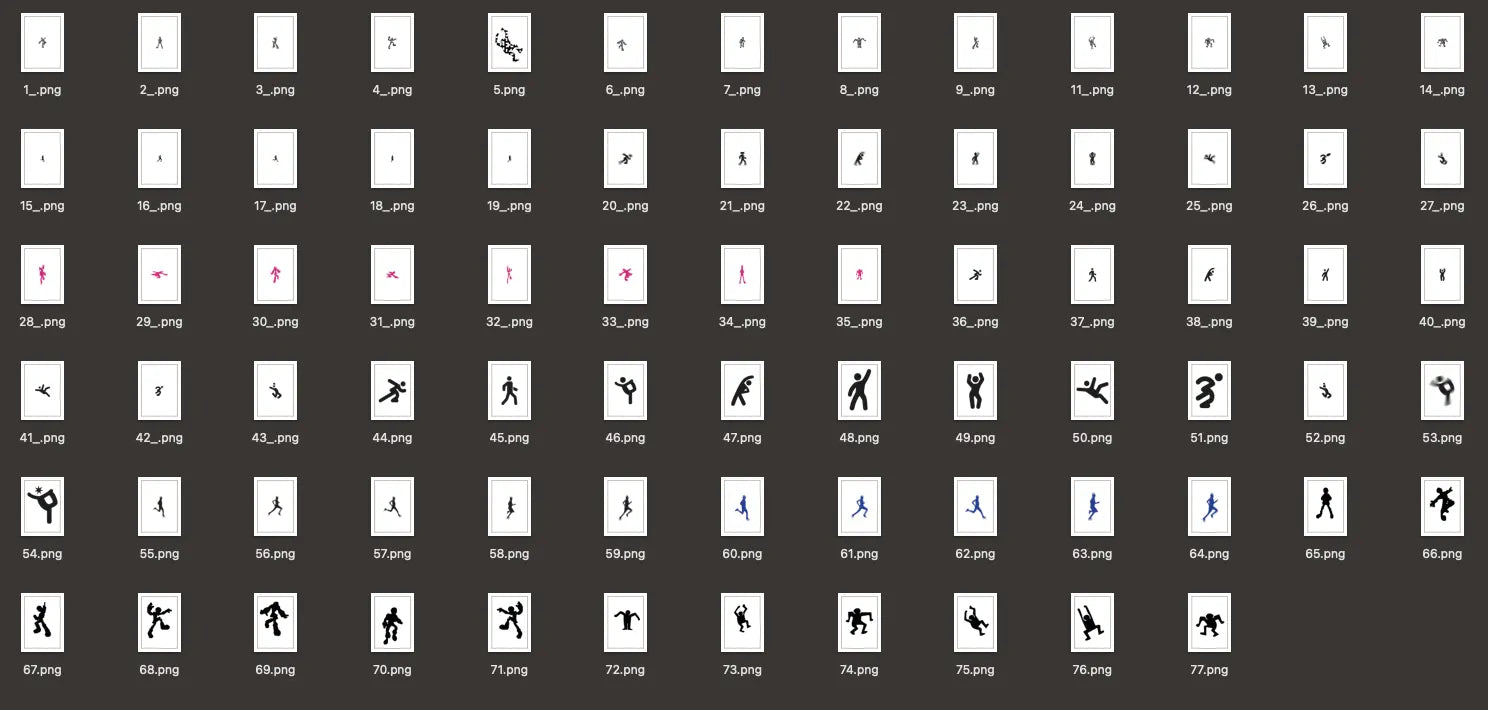 +70 ABSTRACT SILHOUETTES PART.1 HYTRAPE