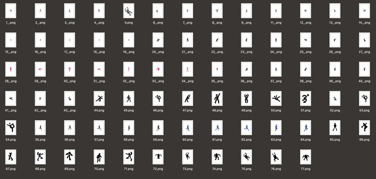 +70 ABSTRACT SILHOUETTES PART.1 HYTRAPE