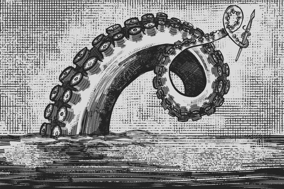 Preview 6 of 7 of Vintage Engraving Procreate Brushes, digital creative resource by MiksKS