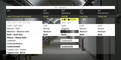 SST Font Family - Firm, Sharp, Technical & Pure