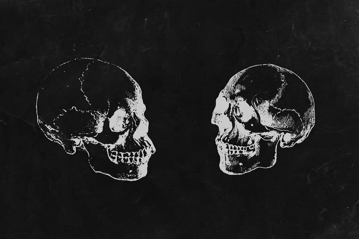 Aperçu 2 sur 4 de Engraved Skulls, ressource Mockups par HYTRAPE