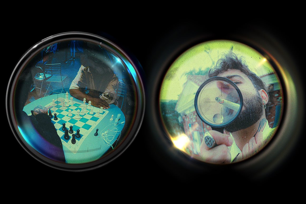 Aperçu 2 sur 4 de Spying Glass — Fisheye PS Effect, ressource LUTs par HYTRAPE