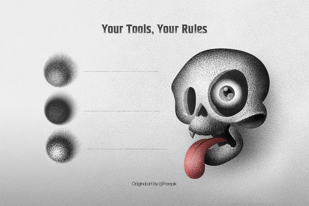 Aperçu 6 sur 8 de Grim Shader Essentiel Brush, ressource Mockups par Pixelbuddha