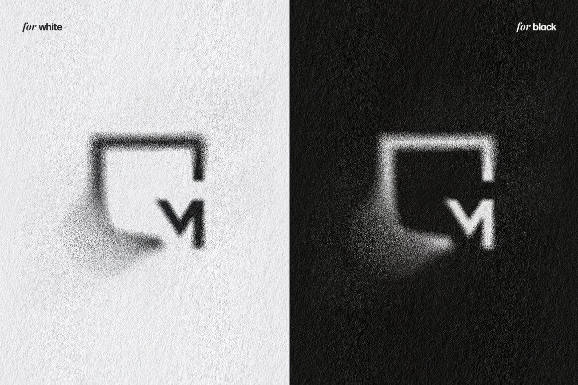 Aperçu 3 sur 5 de Spray Stencil Layer Style, ressource Mockups par HYTRAPE