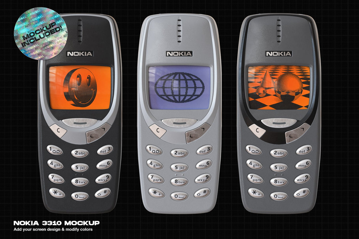 Preview 8 of 12 of Retro Phone Screen Effect, Mockups resource by MiksKS