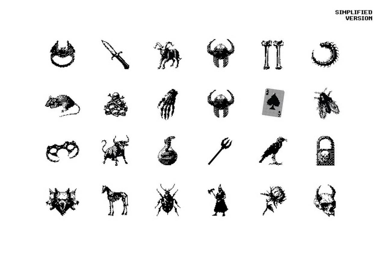 Dark Aesthetic Dithering Bundle