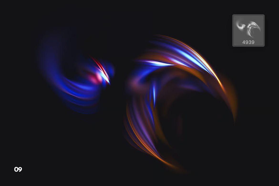 Aperçu 5 sur 7 de Futuristic Light Effects, ressource Actions et brushes par HYTRAPE
