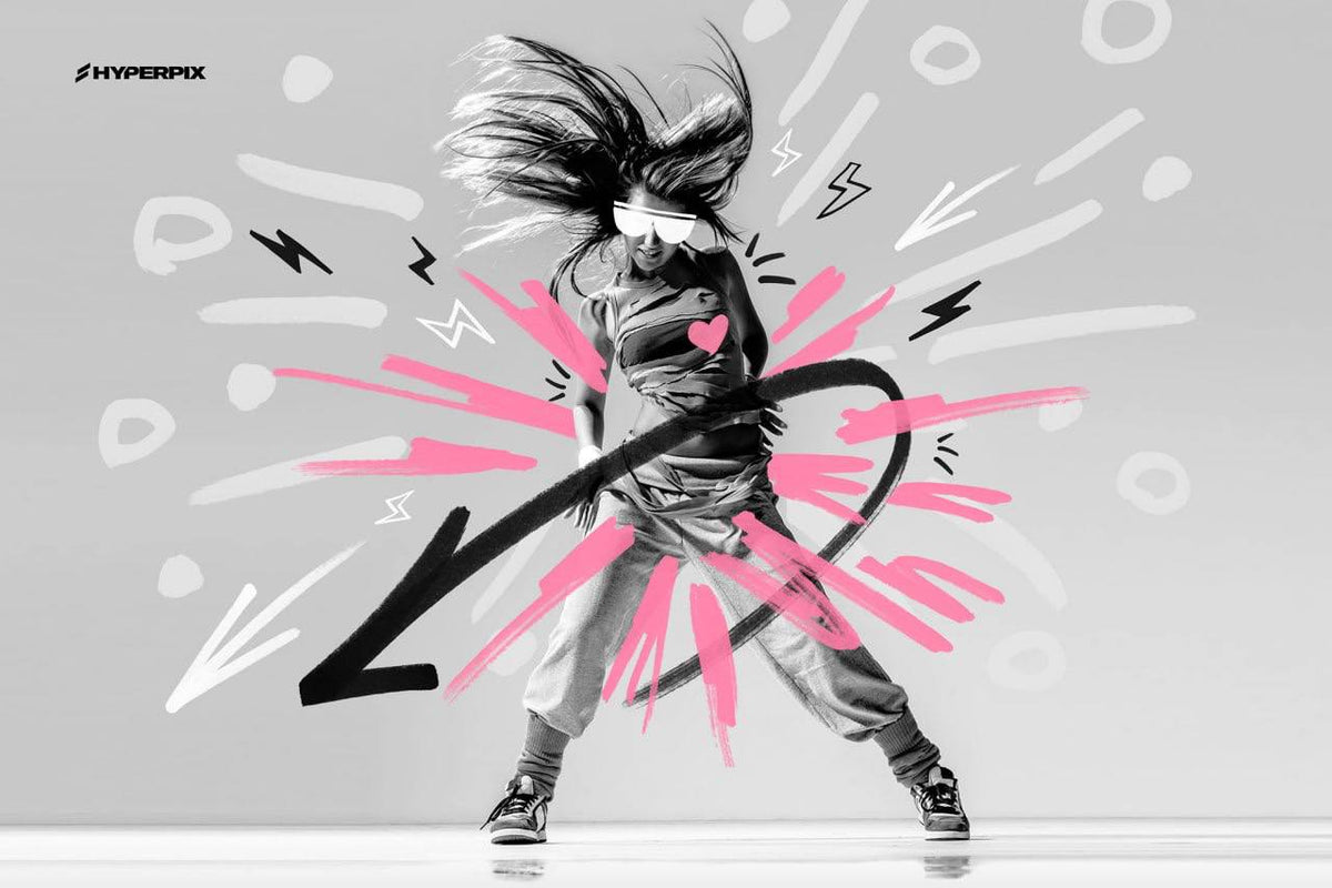 Aperçu 3 sur 4 de Hyper Marker – 1,000+ PNG Marker Elements, ressource Mockups par Hyperpix