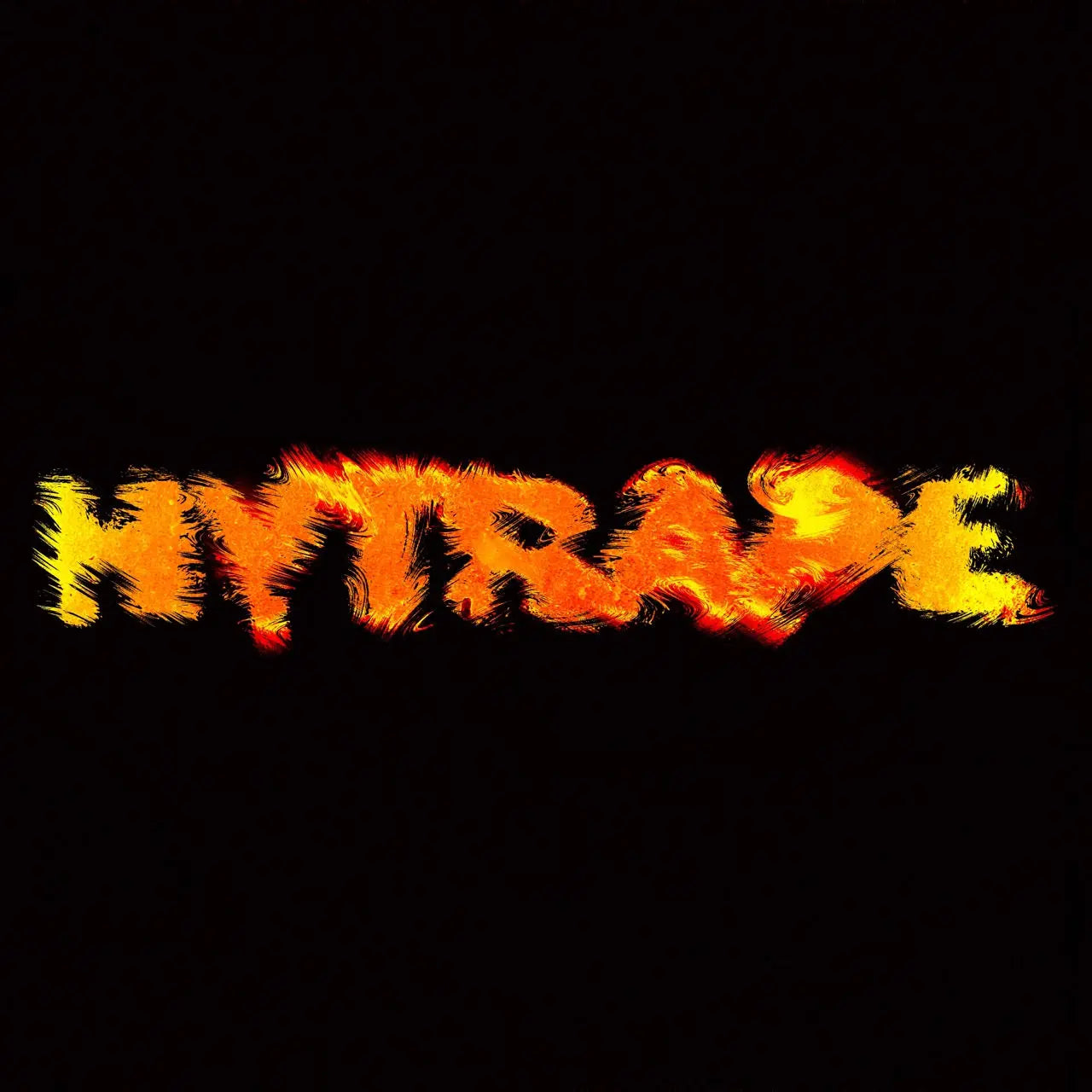 ABSTRACT BURN TEXT EFFECT HYTRAPE