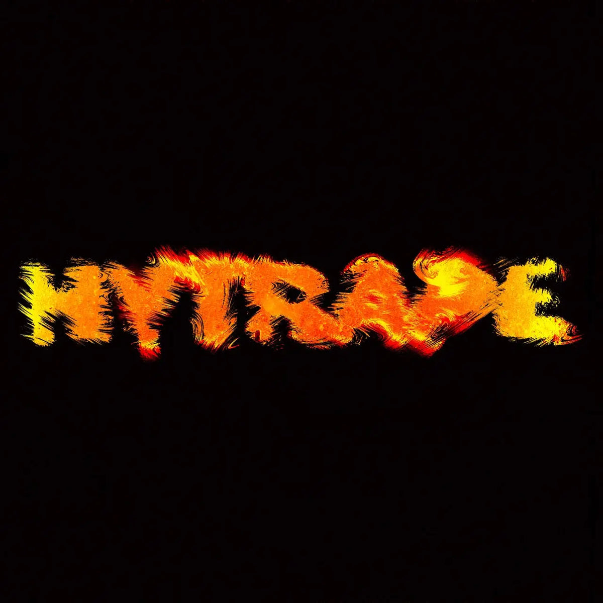 ABSTRACT BURN TEXT EFFECT HYTRAPE