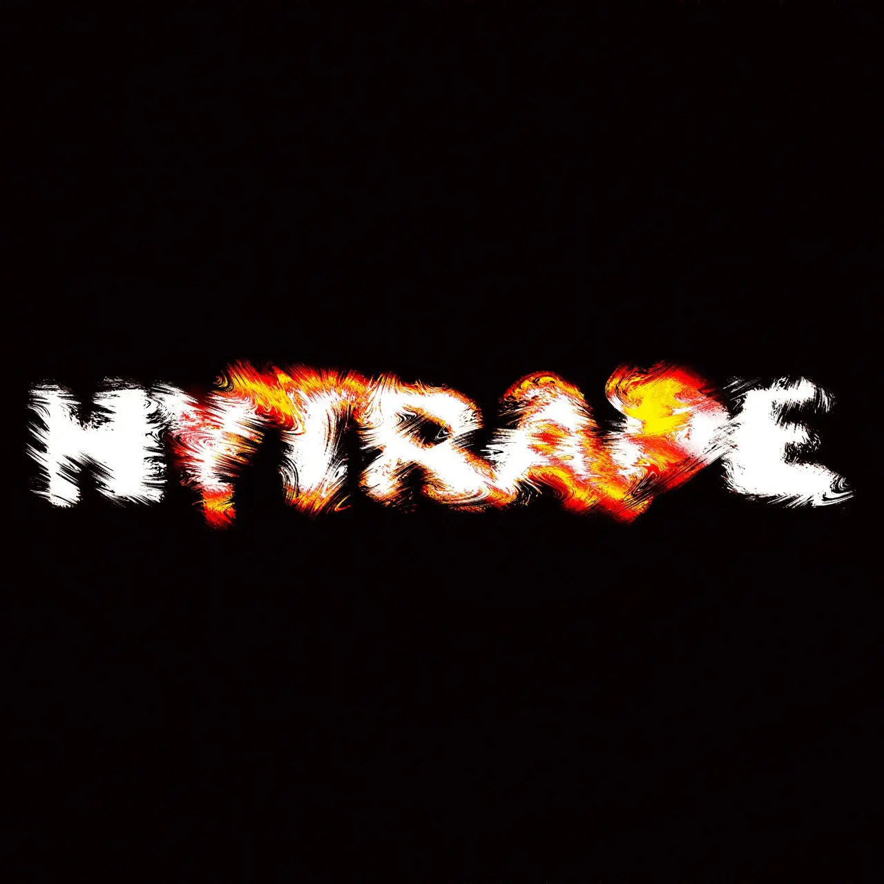 ABSTRACT BURN TEXT EFFECT HYTRAPE