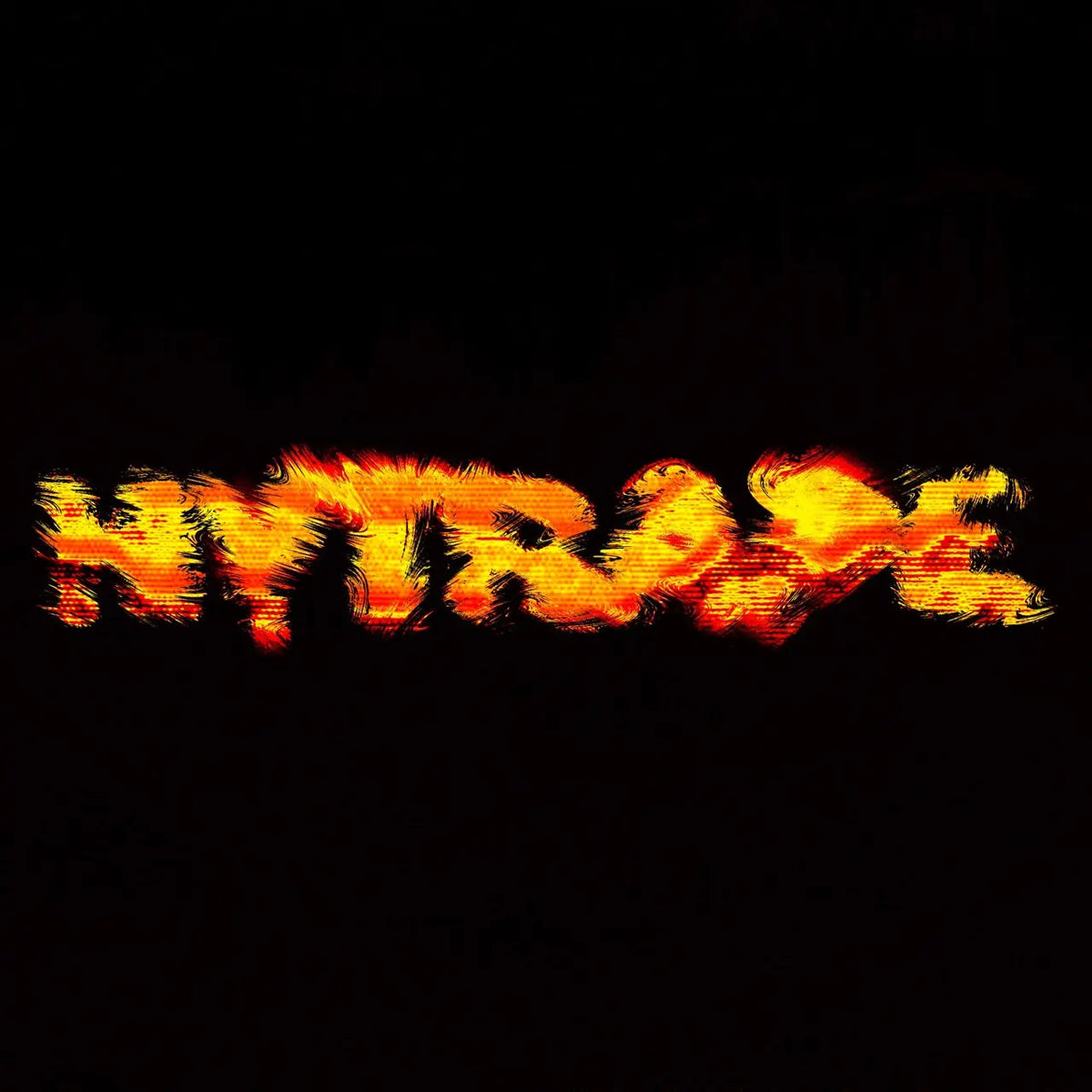 ABSTRACT BURN TEXT EFFECT HYTRAPE