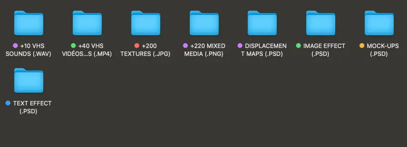 +420 VHS/CRT CREATIVE PACK (Textures, Effects, Sounds..) HYTRAPE
