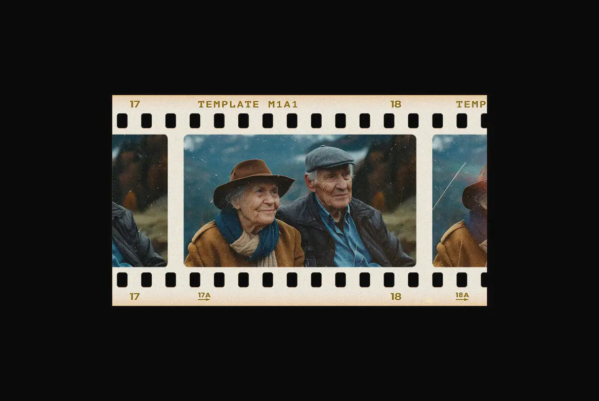 Aperçu 4 sur 7 de Film Frames Mockups, ressource Mockups par HYTRAPE