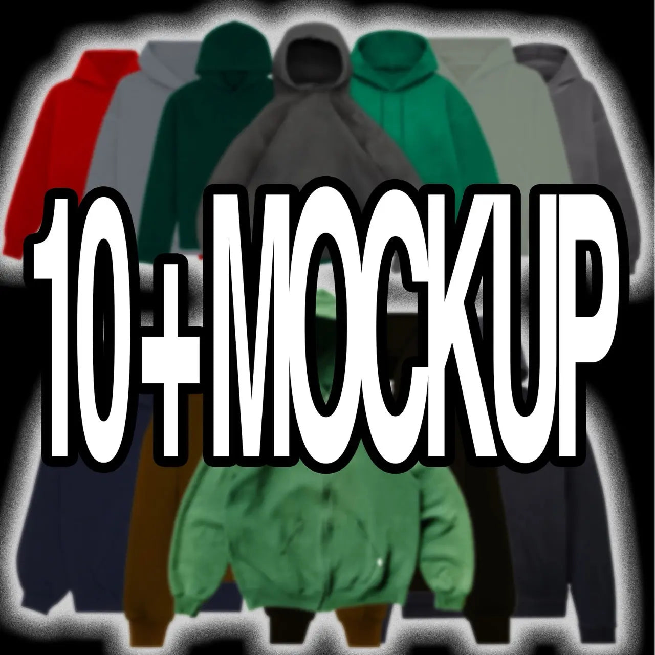 +10 HOODIE/ZIP MOCKUPS HYTRAPE