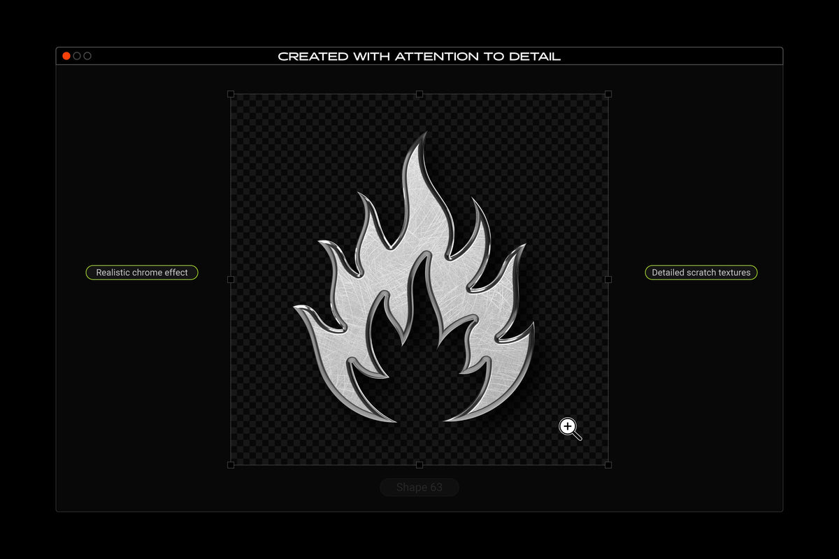 Aperçu 11 sur 25 de Acid and Chrome - Abstract Shapes Bundle, ressource Vectors par Samolevsky