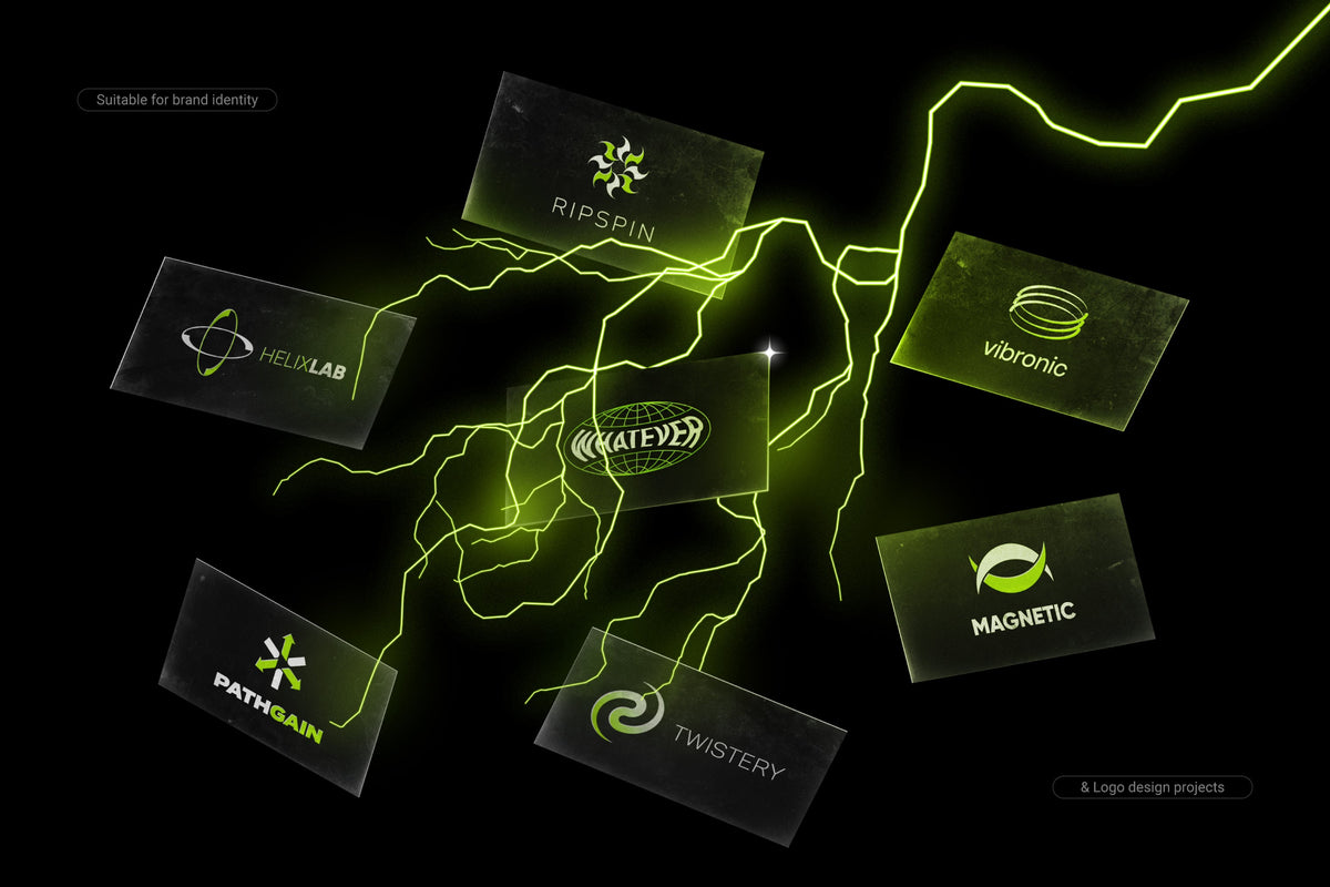Aperçu 13 sur 25 de Acid and Chrome - Abstract Shapes Bundle, ressource Vectors par Samolevsky
