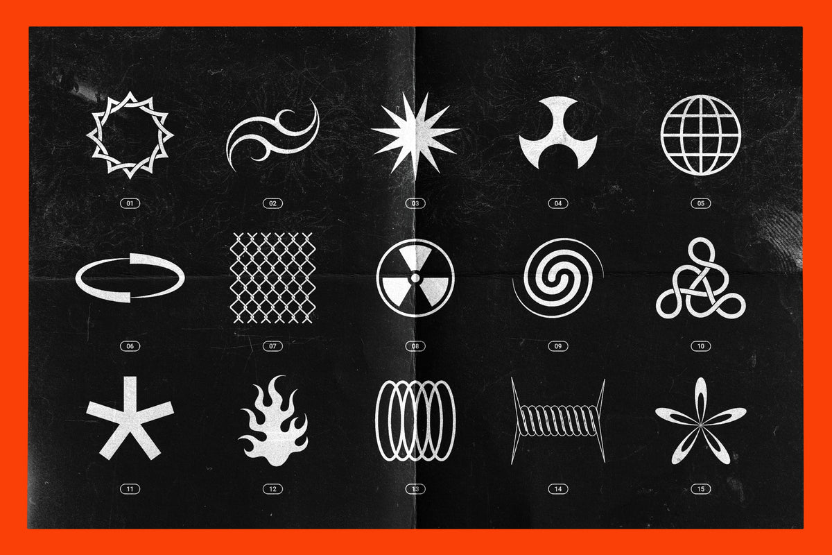 Aperçu 19 sur 26 de Chrome and Vector - Abstract Shapes Bundle, ressource Vectors par Samolevsky