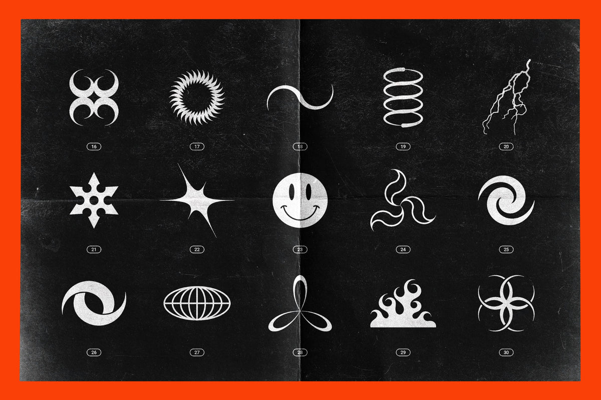 Aperçu 20 sur 26 de Chrome and Vector - Abstract Shapes Bundle, ressource Vectors par Samolevsky