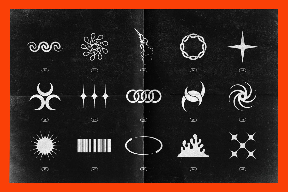 Aperçu 21 sur 26 de Chrome and Vector - Abstract Shapes Bundle, ressource Vectors par Samolevsky