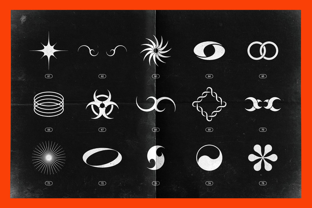 Aperçu 23 sur 26 de Chrome and Vector - Abstract Shapes Bundle, ressource Vectors par Samolevsky
