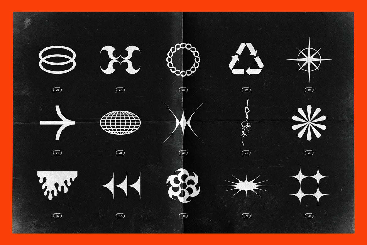 Aperçu 24 sur 26 de Chrome and Vector - Abstract Shapes Bundle, ressource Vectors par Samolevsky