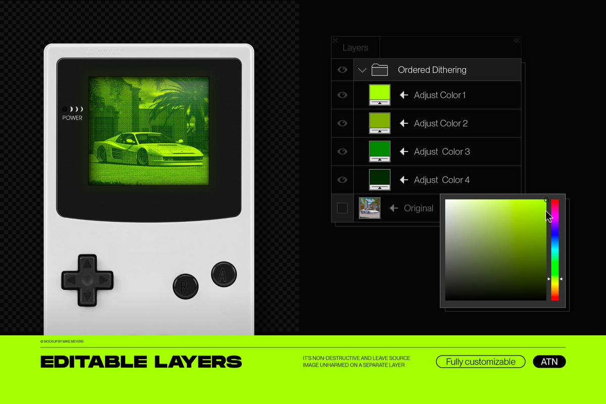 Aperçu 10 sur 31 de Bitmap Lab - One-Click Pixel Halftone Action, ressource Vectors par Samolevsky
