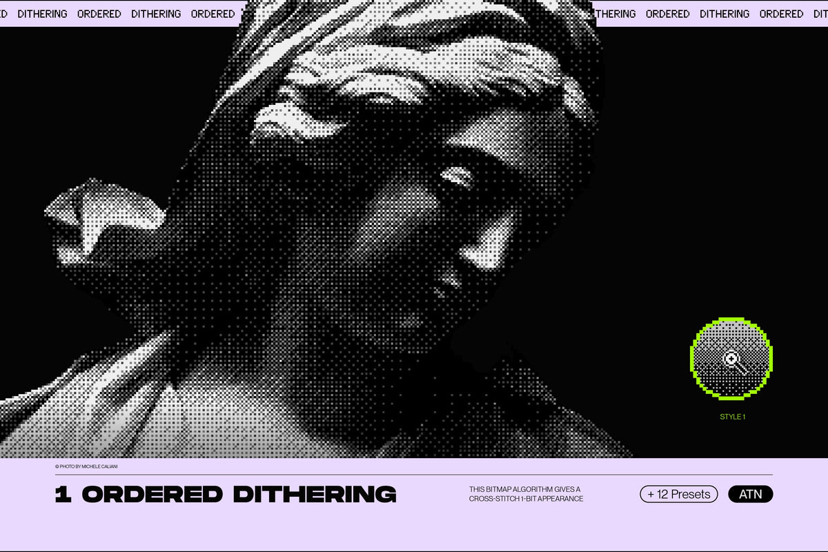 Aperçu 11 sur 31 de Bitmap Lab - One-Click Pixel Halftone Action, ressource Vectors par Samolevsky