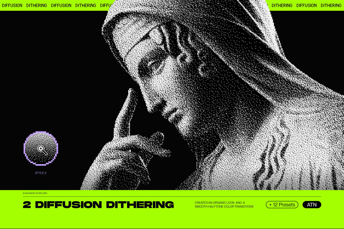 Aperçu 12 sur 31 de Bitmap Lab - One-Click Pixel Halftone Action, ressource Vectors par Samolevsky