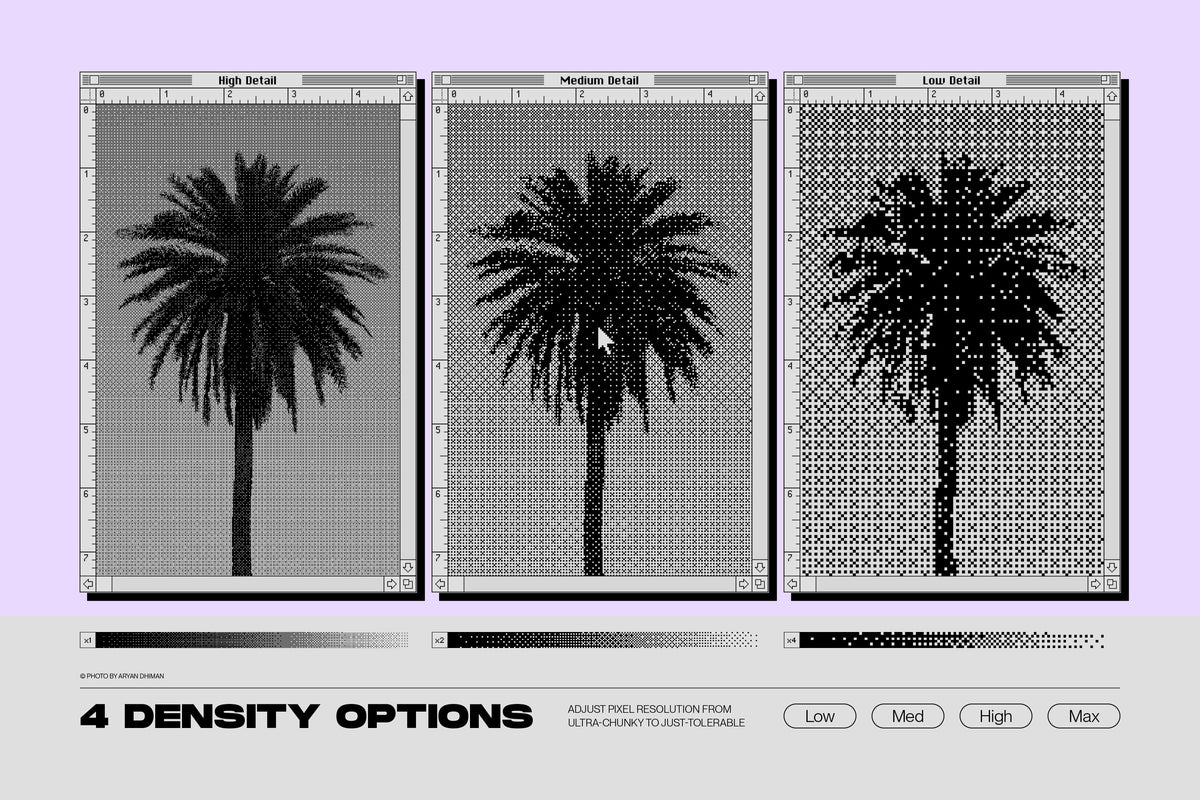 Aperçu 20 sur 31 de Bitmap Lab - One-Click Pixel Halftone Action, ressource Vectors par Samolevsky