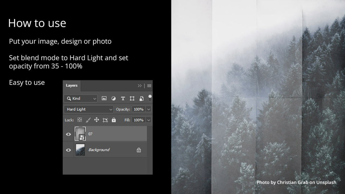 Aperçu 5 sur 6 de Folded & Crumpled Paper Textures, ressource Mockups par HYTRAPE