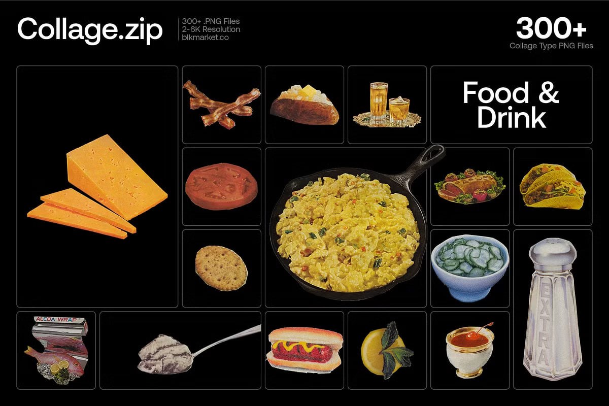 Aperçu 4 sur 7 de 300+ Collage Cut, ressource Mockups par HYTRAPE