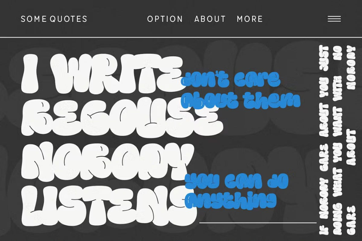 Aperçu 3 sur 5 de Stuinwey Display Font, ressource Fonts par Typetemp Studio