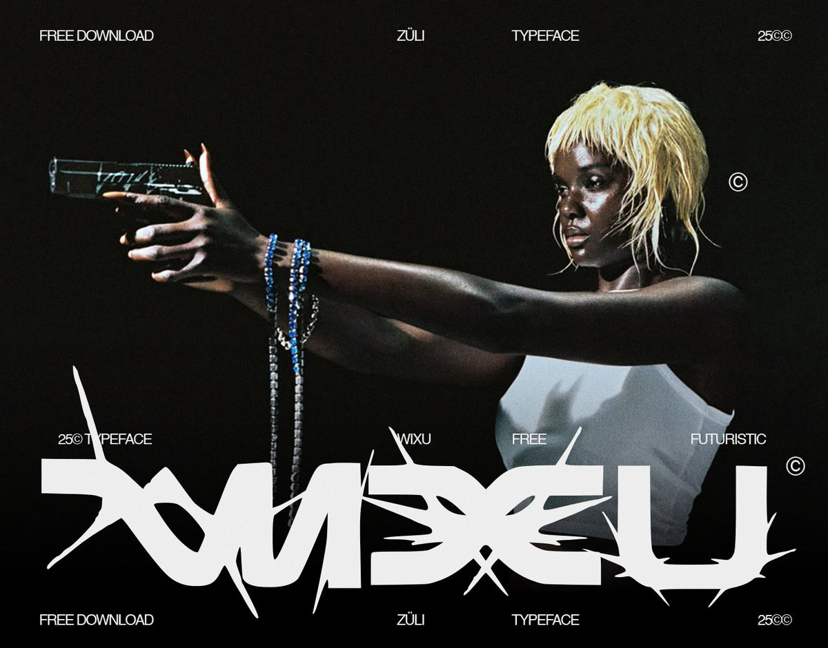 Aperçu principal de Wixu - Free Y2k Typeface| Züli, ressource Fonts par Züli